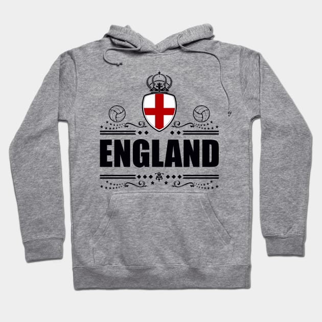 England Football Gifts | Vintage Edition Hoodie by VISUALUV